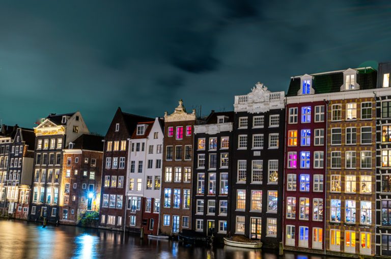 Amsterdam at night