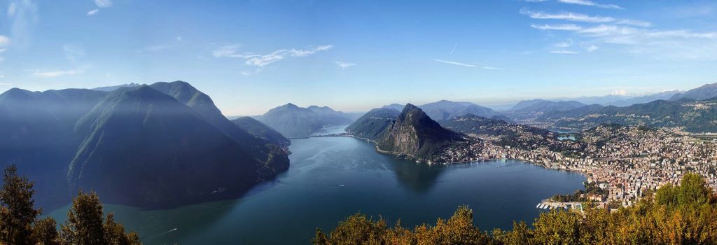 Lake Lugano by Rail