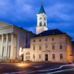 Evening image of Karlsruhe, Germany