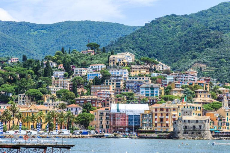 View of Rapallo from the sea