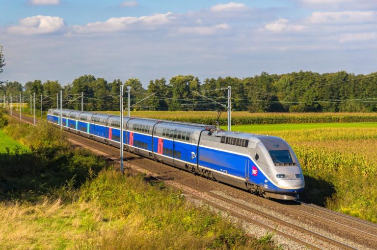 TGV high speed train in France