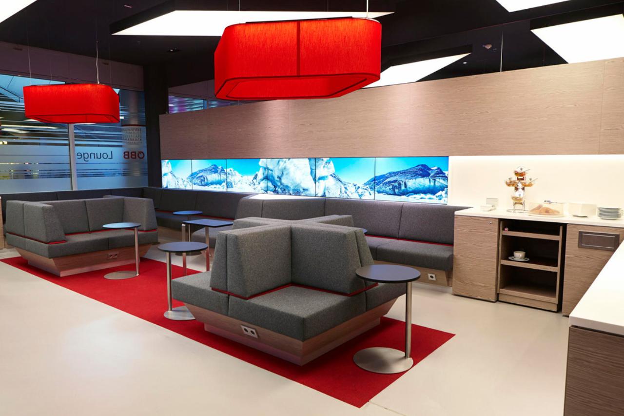 Station lounge in Austria