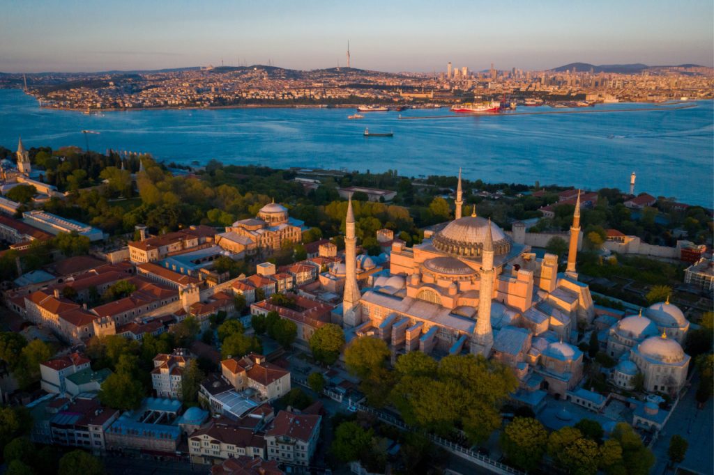 Aerial view of Istanbul