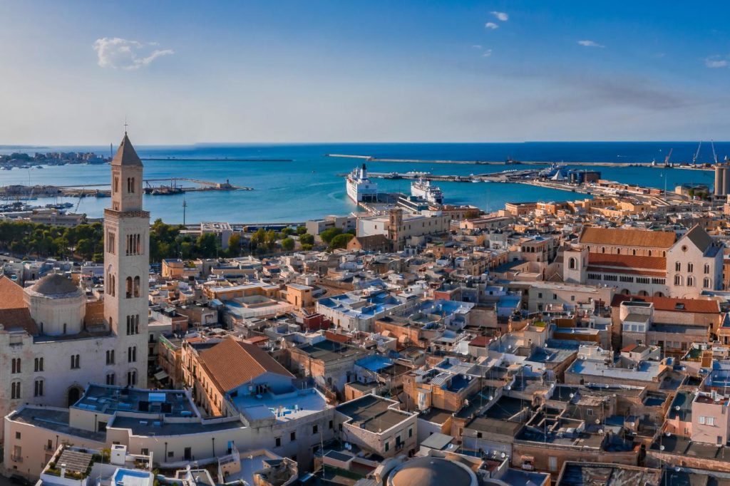 Bari, port in Italy