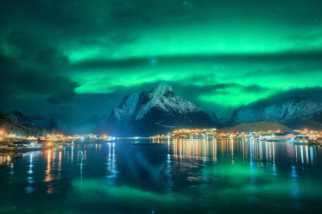 Northern Lights over the Lofoten Islands